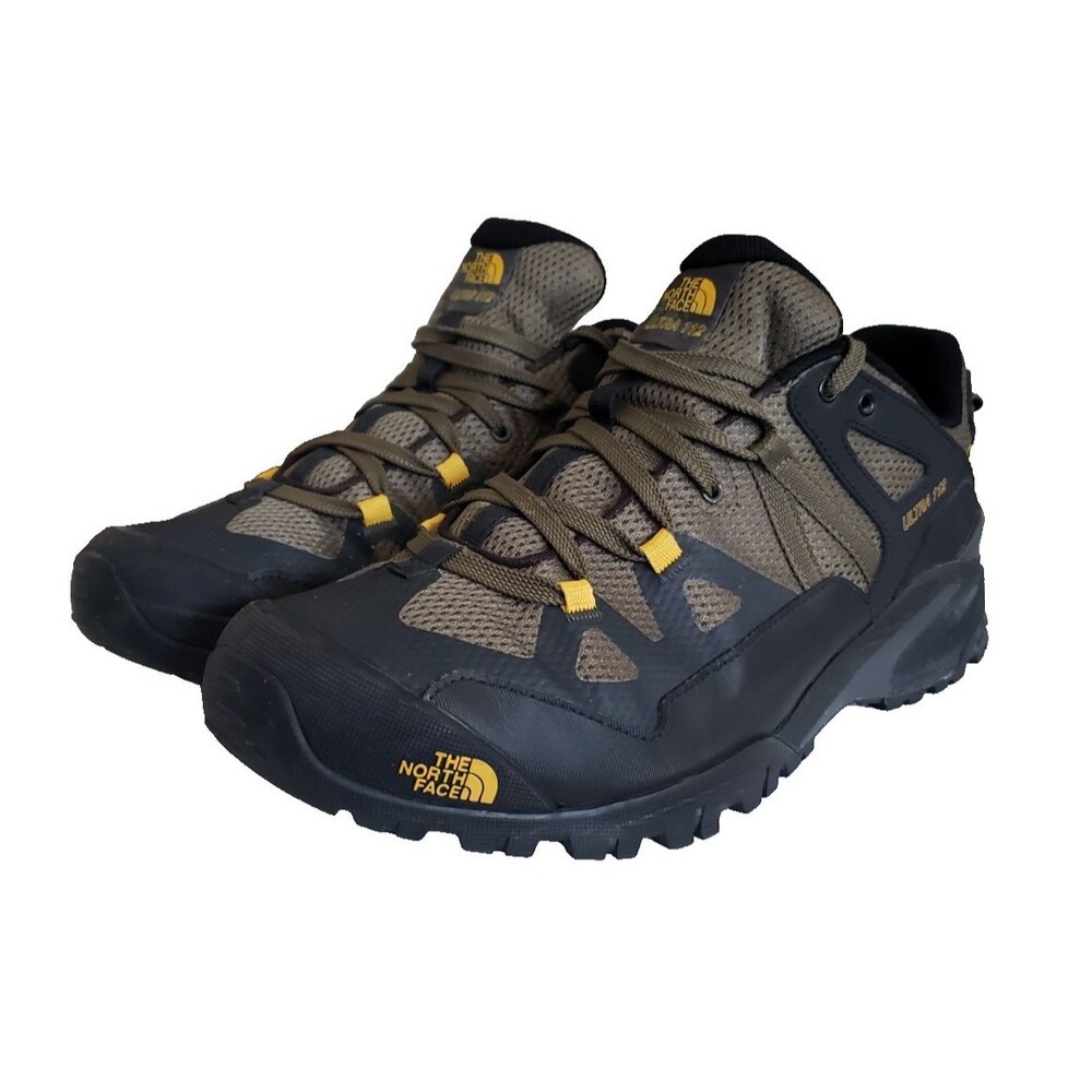 The North Face Ultra 112 DryVent Hiking Shoes Green Black NF0A8191 Men's Size 12
